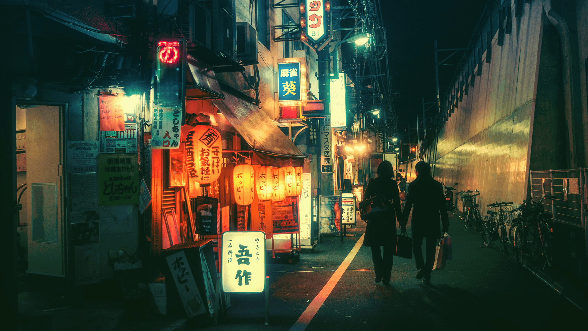 japan night street