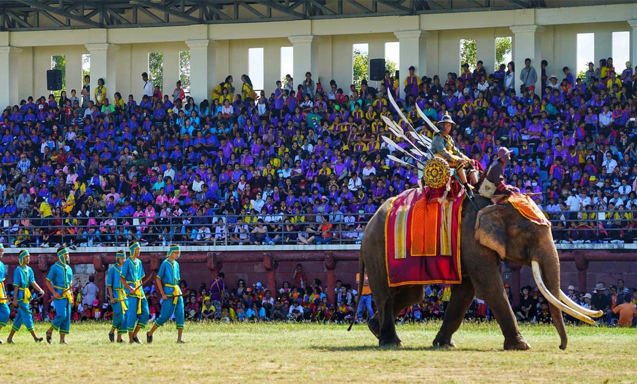 Lễ hội voi Surin thái lan