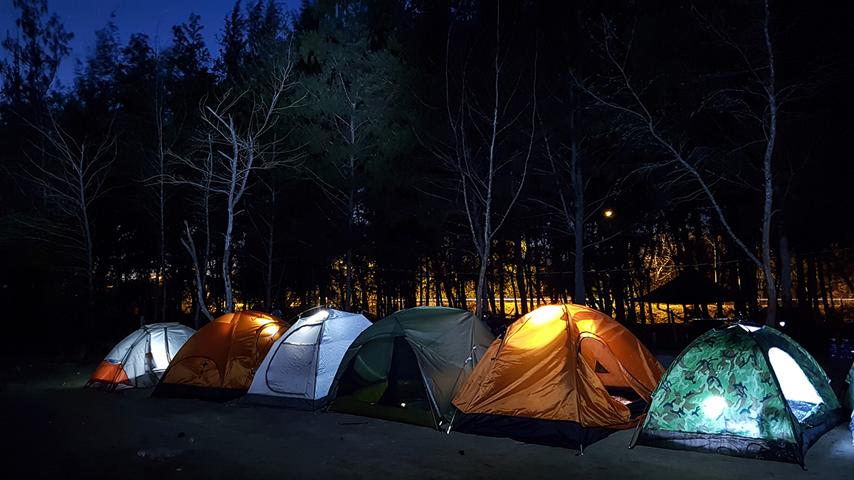 Cắm trại ở Hồ Tràm