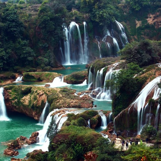 Vietnamese Famous Waterfall
