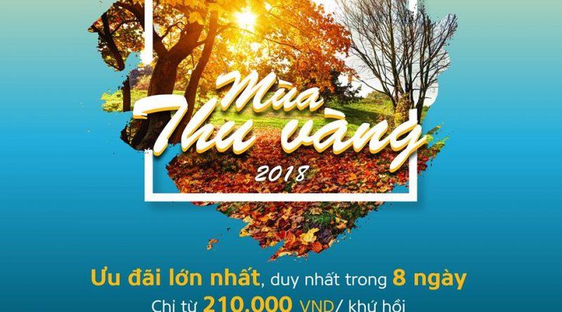 Khuyến mãi mùa thu vàng Vietnam Airlines 2018