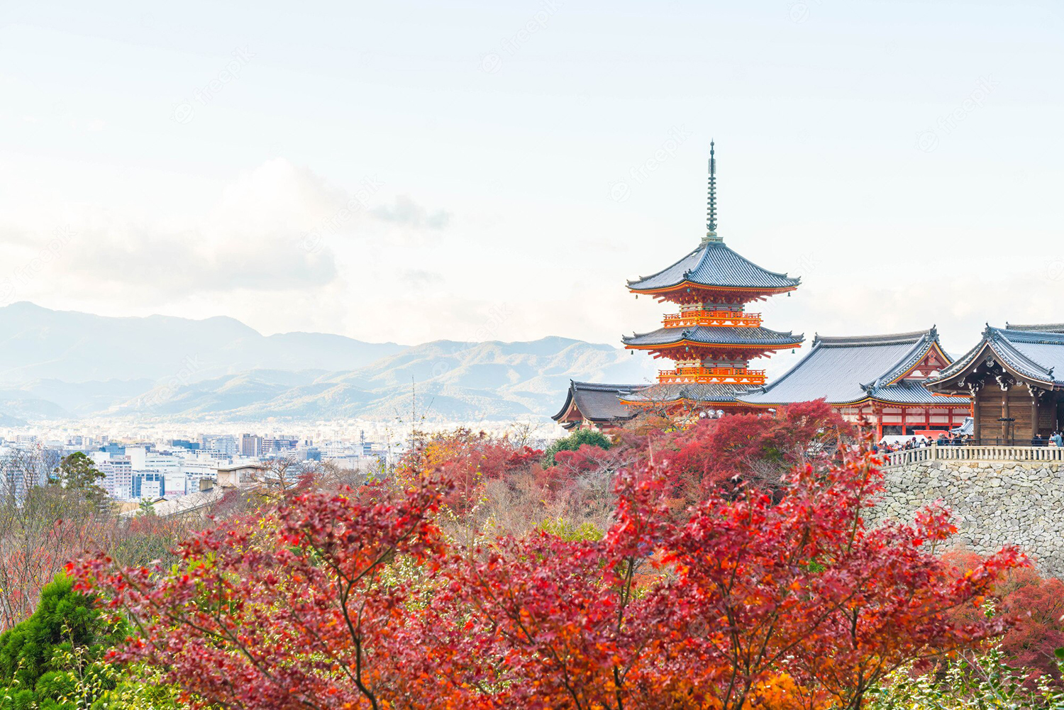 Kiyomizudera in Autumn